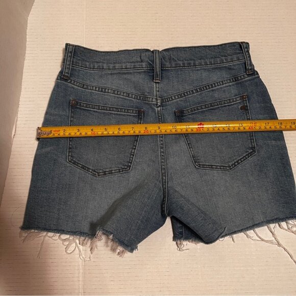 Madewell  *  Denim Shorts  Button Front Edition  High Rise  Size 27 - Picture 7 of 14